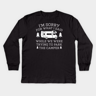 Park The Camper Kids Long Sleeve T-Shirt